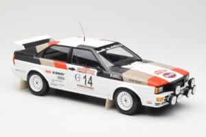 Audi Quattro #14 M. Mouton / F. Pons Winners Rally Sanremo 1981 Minichamps 1:18 155811114 Metall - pilt 4/6