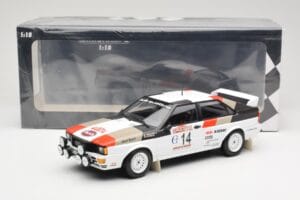 Audi Quattro #14 M. Mouton / F. Pons Winners Rally Sanremo 1981 Minichamps 1:18 155811114 Metall - pilt 6/6