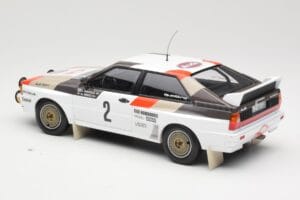 Audi Quattro A1 #2 H. Mikkola / A. Hertz Audi Sport Rally Monte Carlo 1983 Minichamps 1:18 155831102 Metall - pilt 5/6