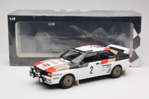 Audi Quattro A1 #2 H. Mikkola / A. Hertz Audi Sport Rally Monte Carlo 1983 Minichamps 1:18 155831102 Metall - pilt 6/6