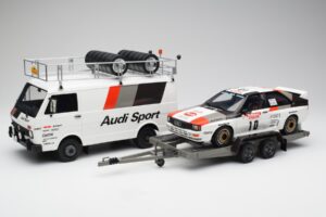 Audi Quattro A2 M. Mouton / F. Pons Tour de Corse 1983 Koos VW LT35-ga Otto 1:18 OT418 Vaik