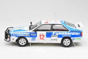 Audi Quattro A2 #12 H. Wittmann / R. Diekmann Safari Rally 1984 Sun Star 1:18 4246 Metall - pilt 4/8