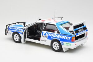 Audi Quattro A2 #12 H. Wittmann / R. Diekmann Safari Rally 1984 Sun Star 1:18 4246 Metall - pilt 5/8