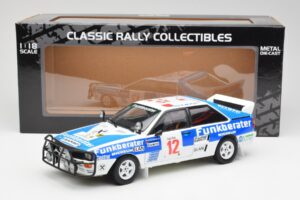 Audi Quattro A2 #12 H. Wittmann / R. Diekmann Safari Rally 1984 Sun Star 1:18 4246 Metall - pilt 8/8