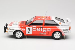 Audi Quattro A2 #2 B. Waldegård / H-T. Thorszelius Belga Team Winners Boucles de Spa 1985 Minichamps 1:18 155851102 Metall - pilt 3/6