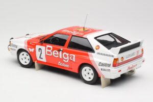 Audi Quattro A2 #2 B. Waldegård / H-T. Thorszelius Belga Team Winners Boucles de Spa 1985 Minichamps 1:18 155851102 Metall - pilt 5/6