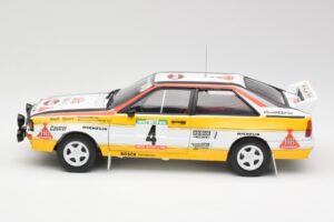 Audi Quattro A2 #4 W. Rohrl / C. Geistdorfer Rally de Portugal 1984 Sun Star 1:18 4224 Metall - pilt 4/8