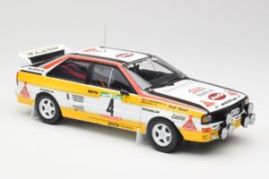 Audi Quattro A2 #4 W. Rohrl / C. Geistdorfer Rally de Portugal 1984 Sun Star 1:18 4224 Metall - pilt 6/8