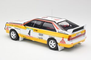 Audi Quattro A2 #4 W. Rohrl / C. Geistdorfer Rally de Portugal 1984 Sun Star 1:18 4224 Metall - pilt 7/8