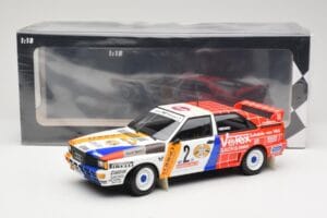 Audi Quattro A2 Schmidt Motorsport #2 H. Demuth / W. Lux Winners Hunsrück Rally 1984 Minichamps 1:18 155841102 Metall - pilt 6/6
