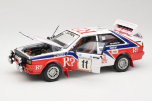 Audi Quattro #11 F. Wittmann / J. Pattermann Rally Acropolis 1986 Sun Star 1:18 4191 Metall - pilt 2/8