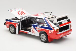 Audi Quattro #11 F. Wittmann / J. Pattermann Rally Acropolis 1986 Sun Star 1:18 4191 Metall - pilt 5/8