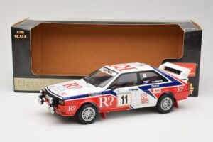 Audi Quattro #11 F. Wittmann / J. Pattermann Rally Acropolis 1986 Sun Star 1:18 4191 Metall - pilt 8/8