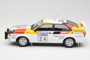Audi Quattro #24 M. Demuth / M. Daniels Audi Sport Lombard RAC Rally 1982 Minichamps 1:18 155821124 Metall - pilt 3/6