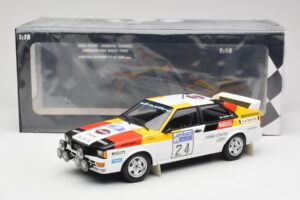 Audi Quattro #24 M. Demuth / M. Daniels Audi Sport Lombard RAC Rally 1982 Minichamps 1:18 155821124 Metall - pilt 6/6