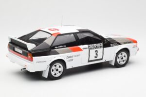 Audi Quattro #3 H. Mikkola / A. Hertz Rally Finland 1982 IXO 1:18 18RMC094A Metall - pilt 2/6