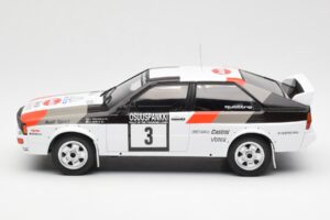 Audi Quattro #3 H. Mikkola / A. Hertz Rally Finland 1982 IXO 1:18 18RMC094A Metall - pilt 3/6