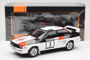 Audi Quattro #3 H. Mikkola / A. Hertz Rally Finland 1982 IXO 1:18 18RMC094A Metall - pilt 6/6
