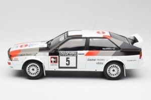 Audi Quattro #5 H. Mikkola / A. Hertz 1000 Lakes Rally 1982 IXO 1:18 18RMC094B Metall - pilt 3/6