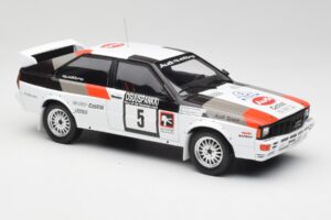 Audi Quattro #5 H. Mikkola / A. Hertz 1000 Lakes Rally 1982 IXO 1:18 18RMC094B Metall - pilt 4/6