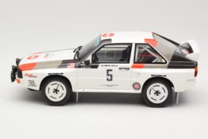 Audi Quattro Sport S1 #5 J. Buffum / N. Wilson Olympus Rally 1986 Otto 1:18 OT1159 Vaik - pilt 3/6