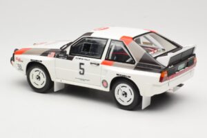 Audi Quattro Sport S1 #5 J. Buffum / N. Wilson Olympus Rally 1986 Otto 1:18 OT1159 Vaik - pilt 5/6