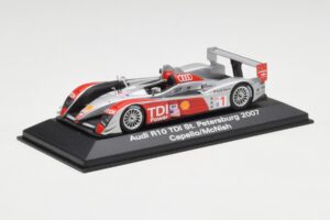Audi R10 TDI #1 R. Capello / A. McNish / T. Kristensen 24 Hours of Le Mans 2007 Minichamps 1:43 5020700243 Metall - pilt 2/4