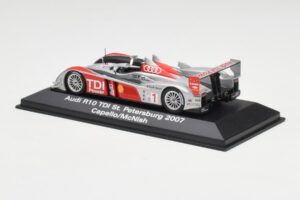 Audi R10 TDI #1 R. Capello / A. McNish / T. Kristensen 24 Hours of Le Mans 2007 Minichamps 1:43 5020700243 Metall - pilt 3/4