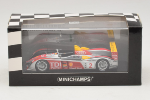 Audi R10 TDI LMP1 #2 R. Capello / T. Kristensen 2007 Minichamps 1:43 400071602 Metall - pilt 4/4