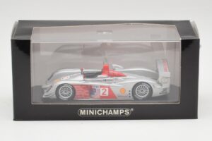 Audi R10 TDI #2 R. Capello / A. McNish Minichamps 1:43 AUDI002 Metall - pilt 4/4