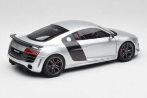 Audi R8 GT Type 42 Ice Hõbedane Metallic Kyosho 1:18 09218IS Metall - pilt 3/8