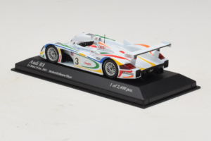 Audi R8 LMP #3 J. Herbert / R. Kelleners 24 Hours of Le Mans 2001 Minichamps 1:43 400010903 Metall - pilt 3/5
