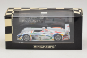 Audi R8 LMP #3 J. Herbert / R. Kelleners 24 Hours of Le Mans 2001 Minichamps 1:43 400010903 Metall - pilt 5/5