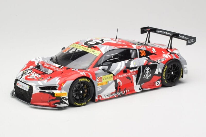 Audi R8 LMS #30 AAPE M. Lee FIA GT World Cup Macau 2015 Minichamps 1:18 155151130 Metall