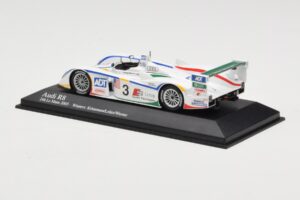 Audi R8 LMP1 #3 J. Lehto / M. Werner / T. Kristensen 24 Hours of Le Mans Winner 2005 Minichamps 1:43 400051303 Metall - pilt 3/4