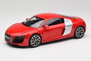 Audi R8 V10 Brilliant Punane Kyosho 1:18 09216RR Metall