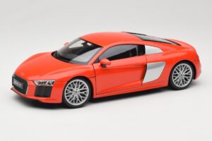 Audi R8 V10 Punane Welly 1:18 18052W Metall