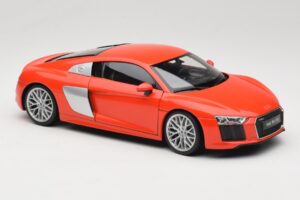 Audi R8 V10 Punane Welly 1:18 18052W Metall - pilt 6/8