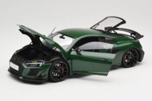 Audi R8 4S V10 Performance Roheline Kengfai 1:18 VAKF-0358 Metall - pilt 2/8