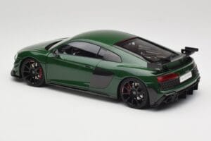 Audi R8 4S V10 Performance Roheline Kengfai 1:18 VAKF-0358 Metall - pilt 7/8