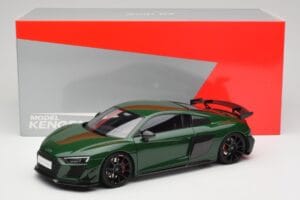 Audi R8 4S V10 Performance Roheline Kengfai 1:18 VAKF-0358 Metall - pilt 8/8