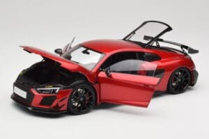 Audi R8 4S V10 Performance Punane Kengfai 1:18 VAKF-0356 Metall - pilt 2/8