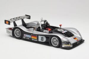 Audi R8R LMP #8 F. Biela / E. Pirro / D. Theys 24 Hours of Le Mans 1999 Maisto 1:18 538881 Metall - pilt 6/8