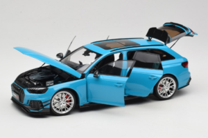Audi RS4 B9 Avant Darwin Pro Sinine Kilo Works 1:18 KLW002303 Metall - pilt 2/8