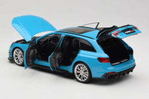 Audi RS4 B9 Avant Darwin Pro Sinine Kilo Works 1:18 KLW002303 Metall - pilt 5/8