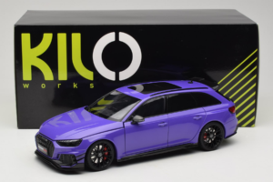 Audi RS4 B9 Avant Darwin Pro Lilla Kilo Works 1:18 KLW002301 Metall - pilt 8/8