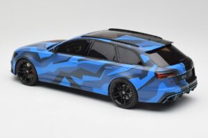 Audi RS6 C7 Avant GMK Sinine & Must GT Spirit 1:18 GT799 Vaik - pilt 5/6