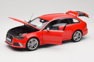 Audi RS6 C7 Avant Punane Minichamps 1:18 110012011 Metall - pilt 2/8