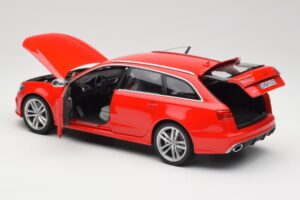 Audi RS6 C7 Avant Punane Minichamps 1:18 110012011 Metall - pilt 5/8