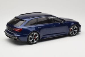 Audi RS6 C8 Avant Blue Metallic Minichamps 1:18 155018011 Metall - pilt 2/6